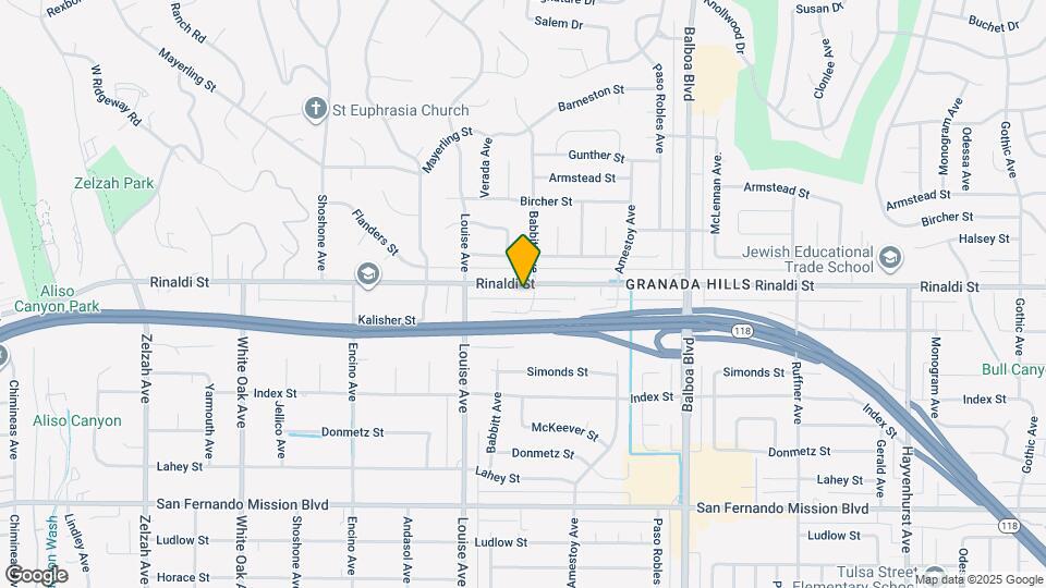 17220 Rinaldi St Mapa y Detalles de la Ubicación
