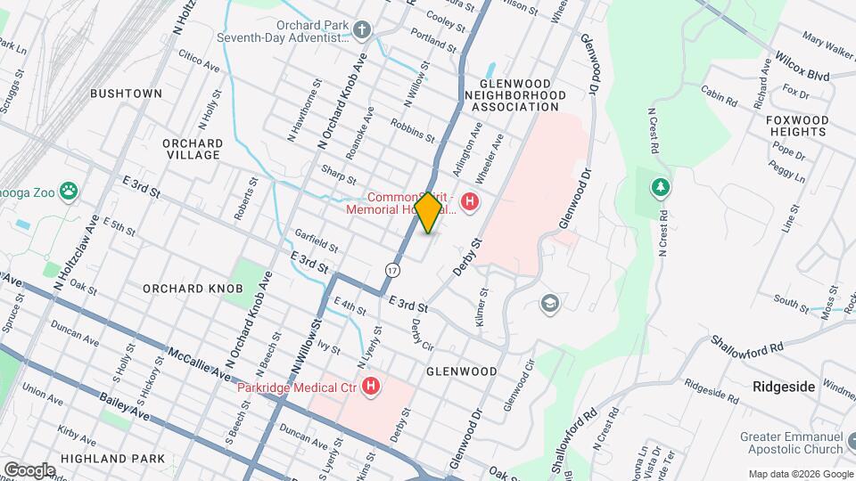 553 Arlington Ave Map and Location Details