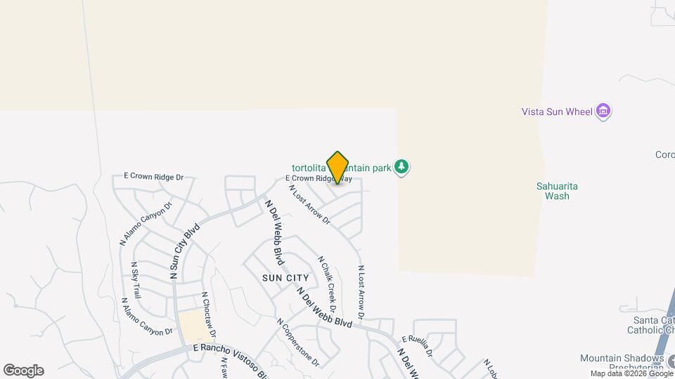 14734 N Burntwood Dr Map and Location Details