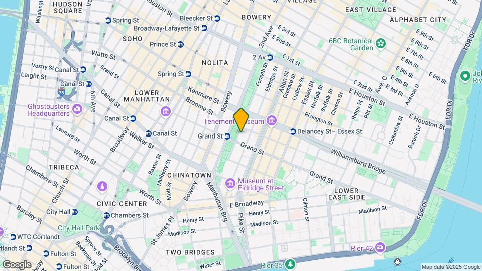 102 Forsyth St Map and Location Details