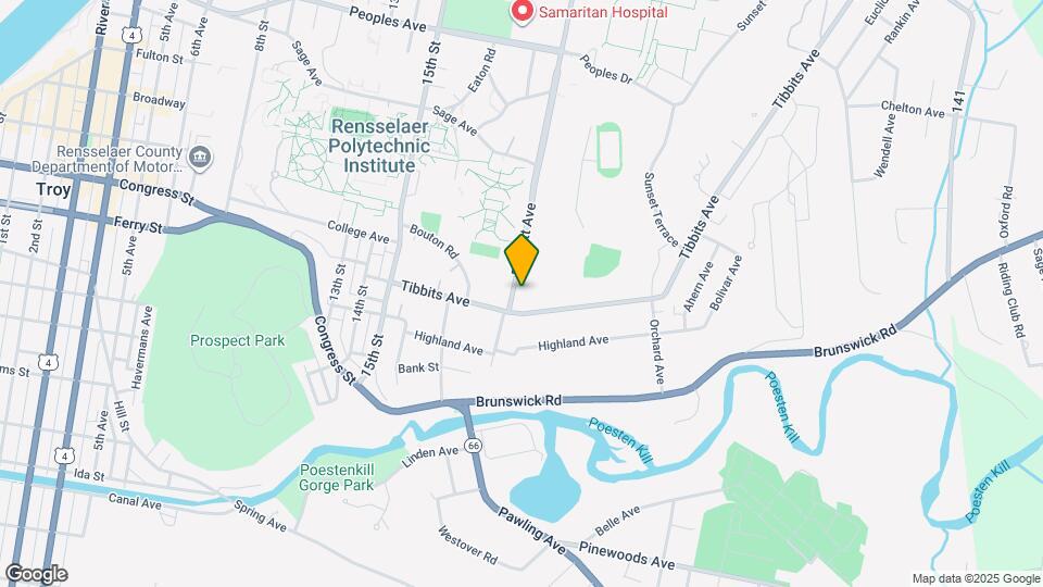 1906 Burdett Ave Map and Location Details