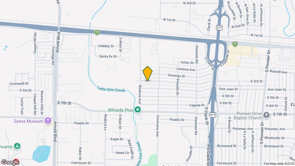 5457 Encino Rd Map and Location Details