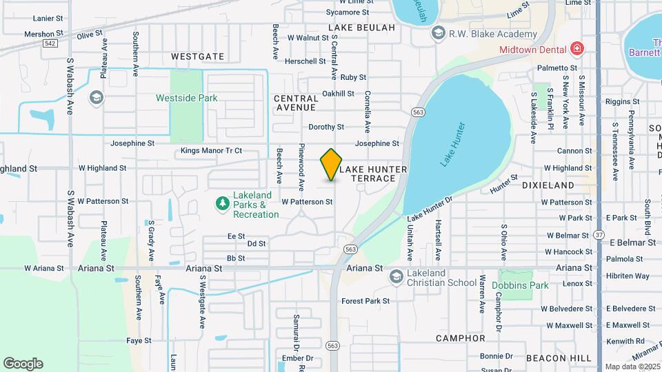 1025 S Central Ave Map and Location Details