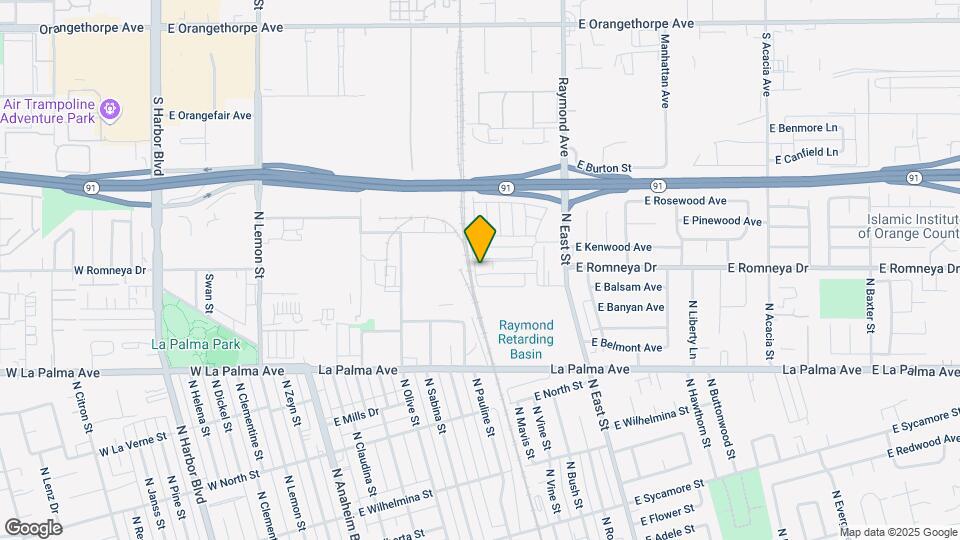801 E Balsam Ave Map and Location Details