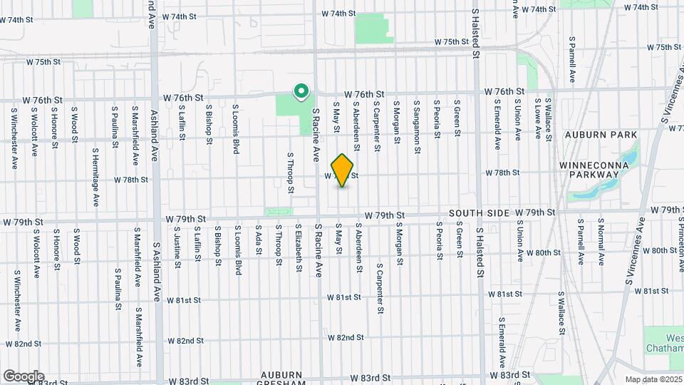 7823 S May St Map and Location Details