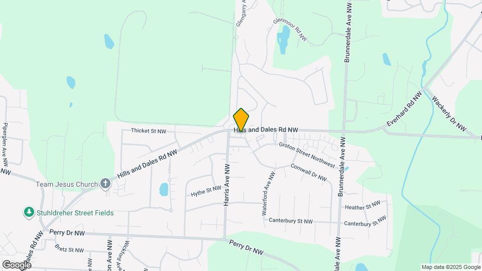 3640 Harris Ave NW Map and Location Details