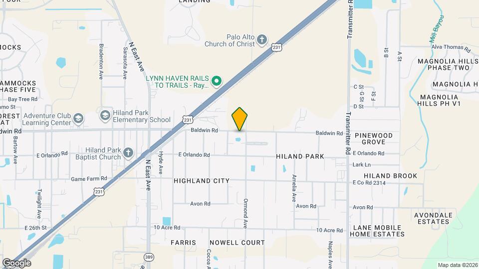 3034 E Baldwin Rd Map and Location Details