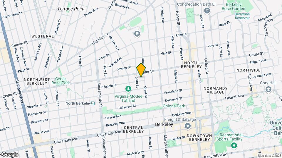 1739 Lincoln St Map and Location Details