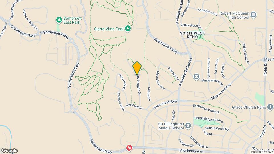 1611 Saturno Heights Dr Map and Location Details