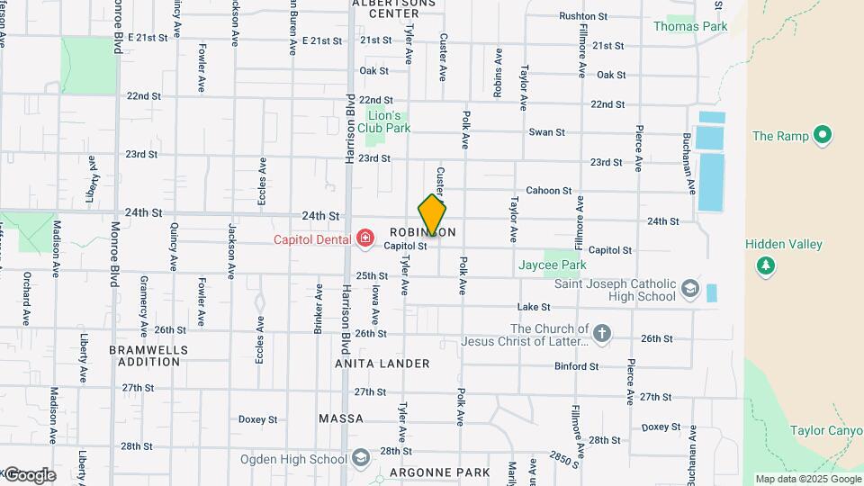 2445 Custer Ave Map and Location Details