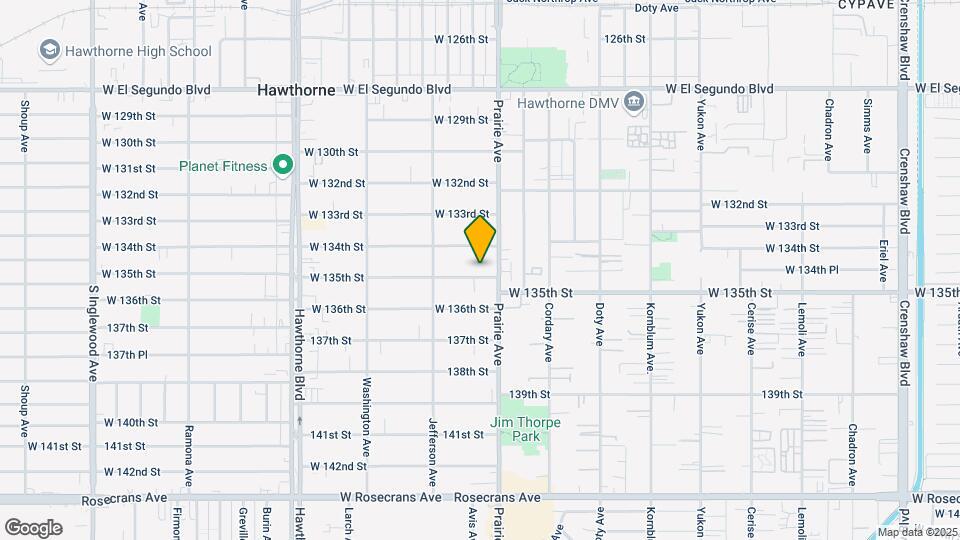 4033 W 135th St Map and Location Details