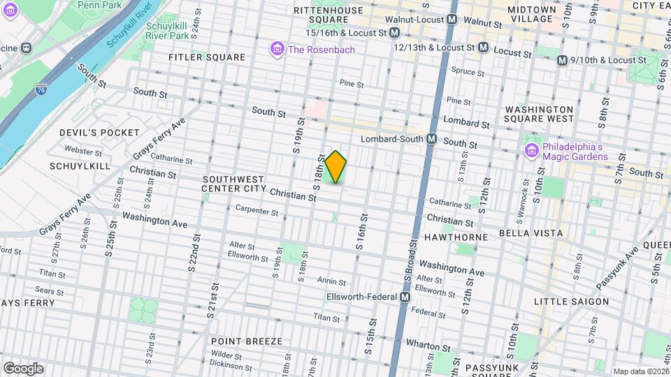 1708 Catharine St Map and Location Details