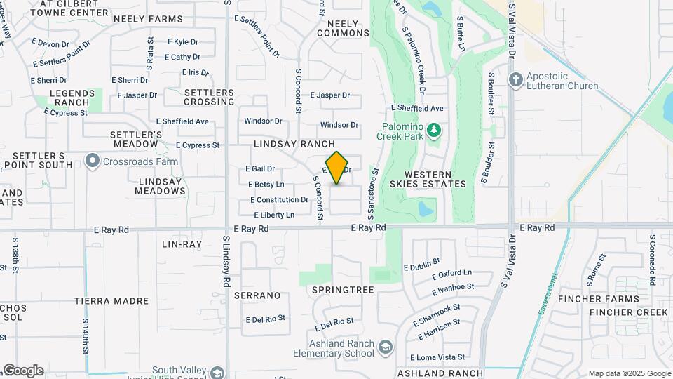 1113 E Betsy Ln Map and Location Details