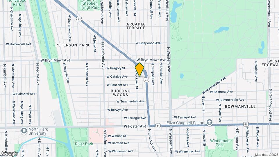 2559 W Catalpa Ave Map and Location Details