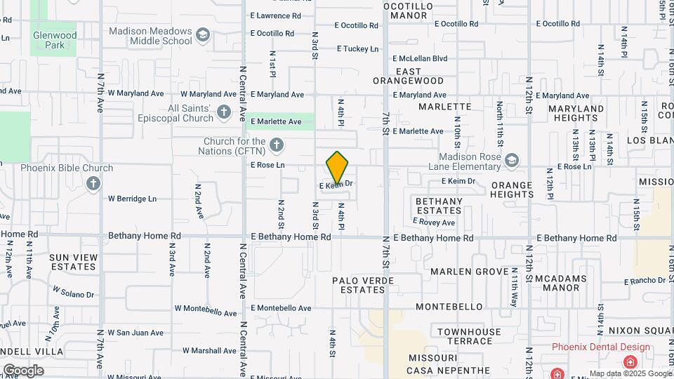 327 E Keim Dr Map and Location Details