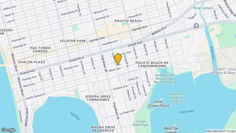 4211-4219 Jewell St Map and Location Details