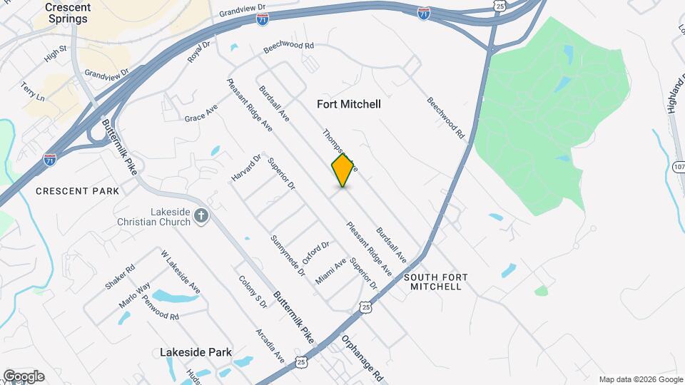 2401 Carlisle Ave Map and Location Details