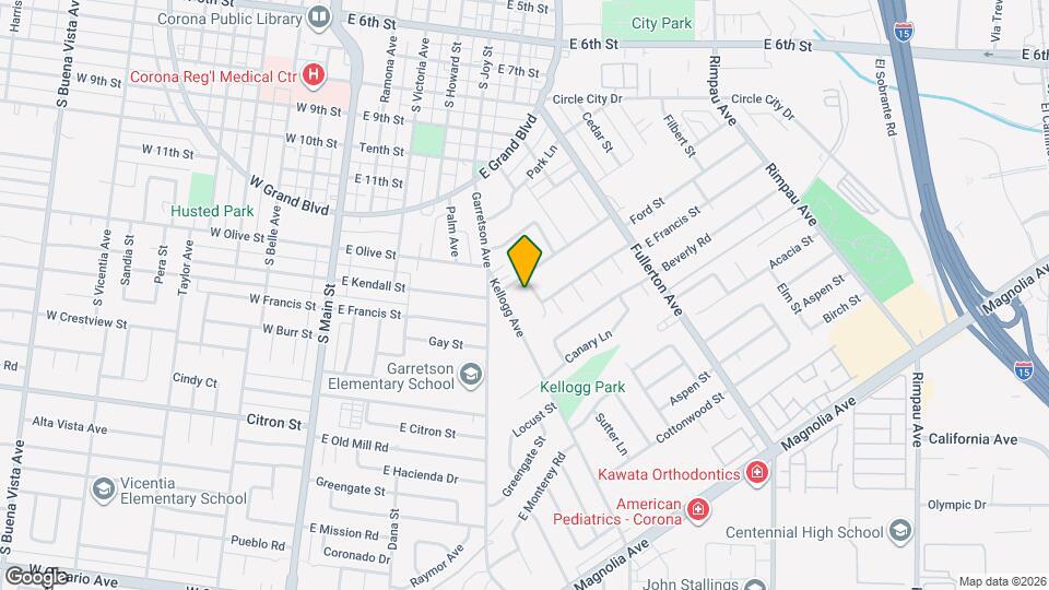 1214 Mulberry Ln Map and Location Details