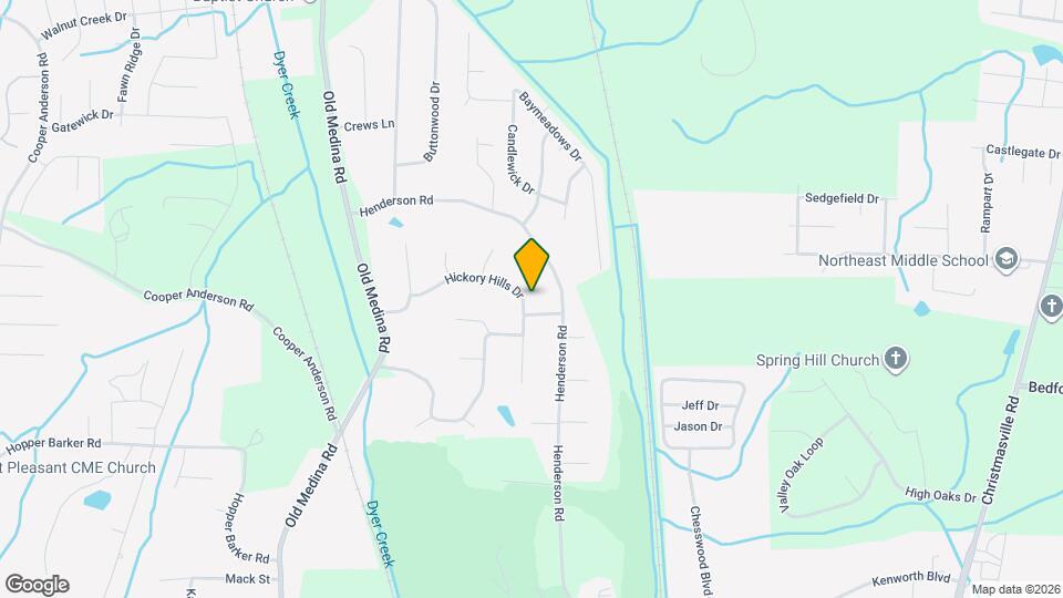 84 Hickory Hills Dr Mapa y Detalles de la Ubicación