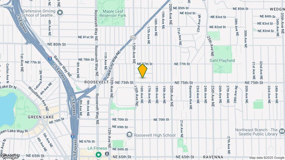 1524 NE 75th St Map and Location Details