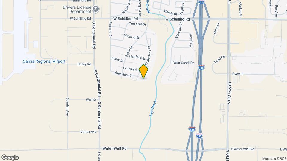 1107 Glenshire Ave Map and Location Details