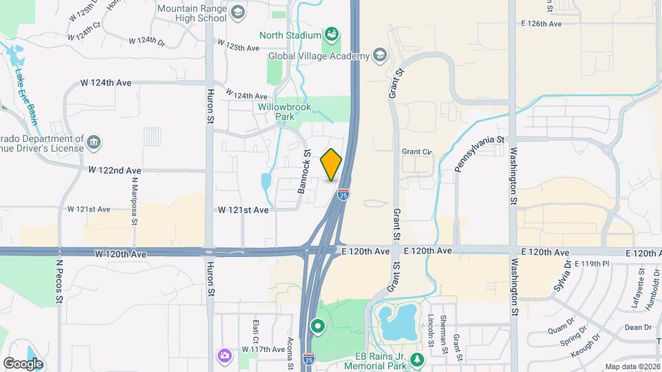 12232 Bannock Cir Map and Location Details