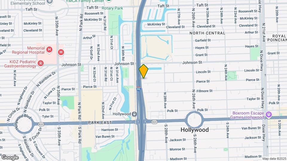 Hollywood Park East Apartments Mapa y Detalles de la Ubicación