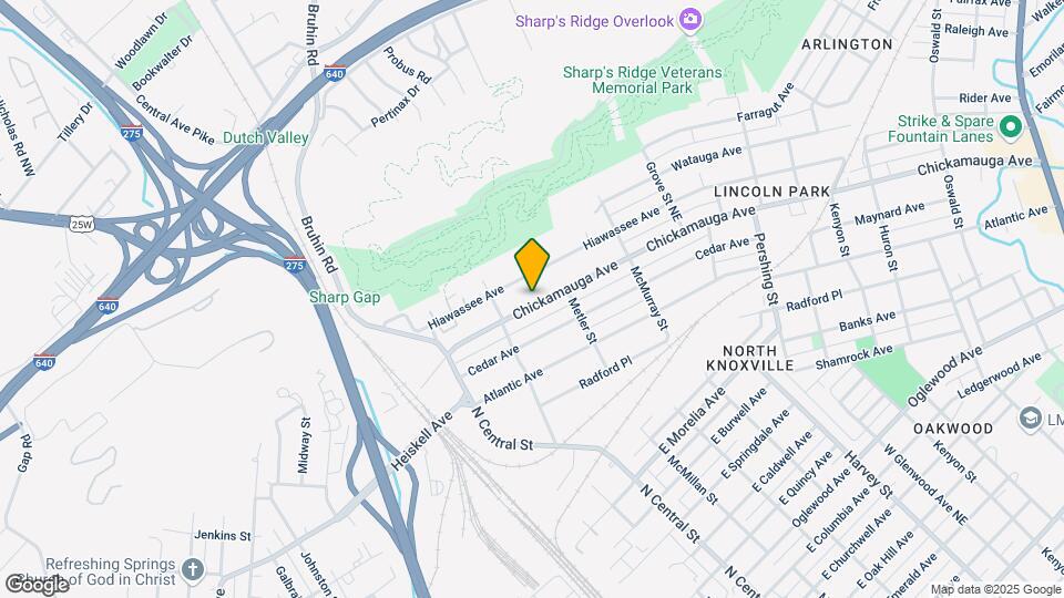 229 Chickamauga Ave Map and Location Details