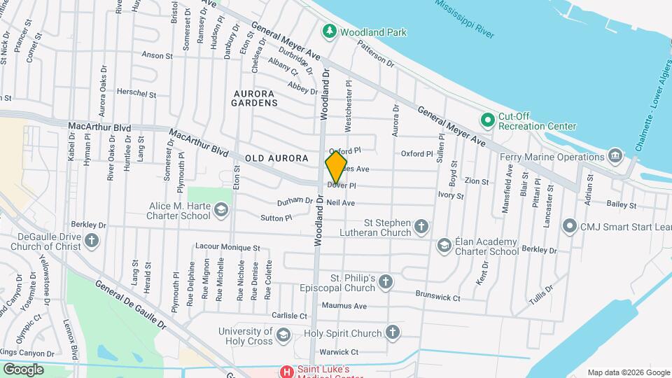 5933 Dover Pl Mapa y Detalles de la Ubicación