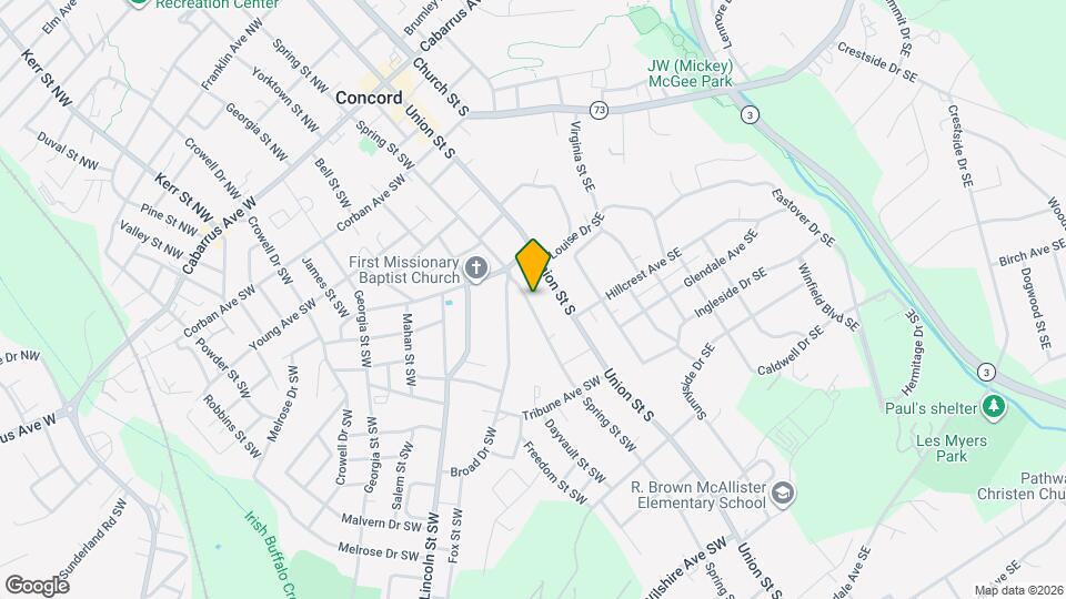 245 Spring St SW Map and Location Details