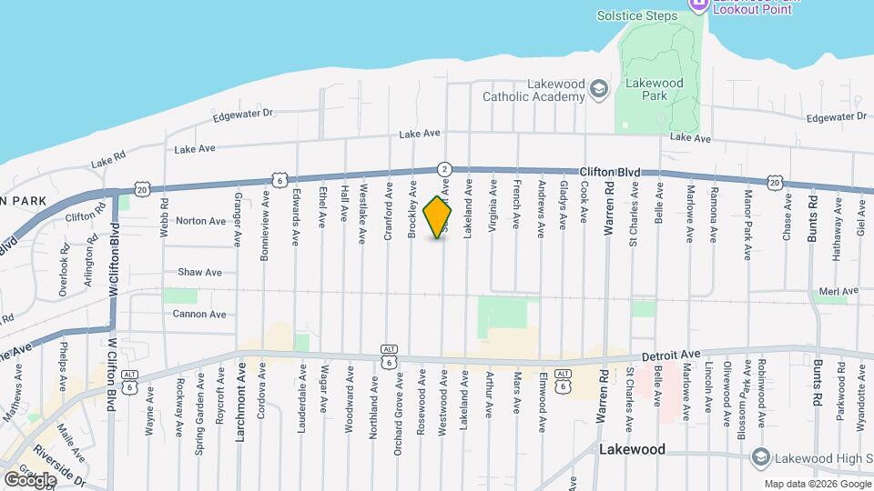 1252 Summit Ave Map and Location Details