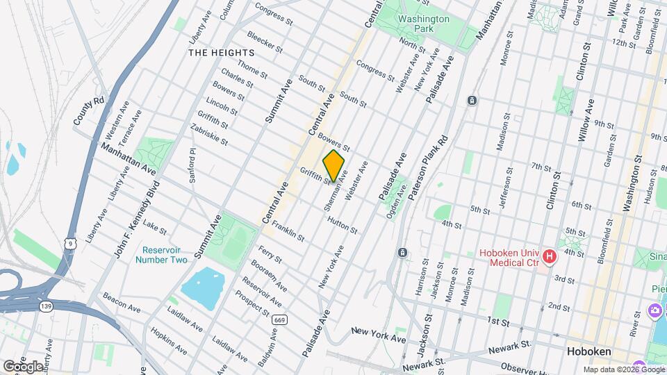 117 Sherman Ave Map and Location Details