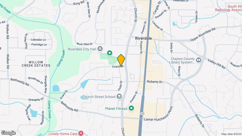 6832 Cedar Dr Map and Location Details