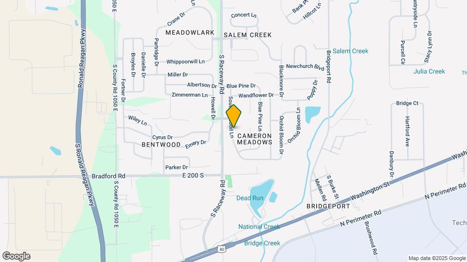 1945 Southernwood Ln Map and Location Details