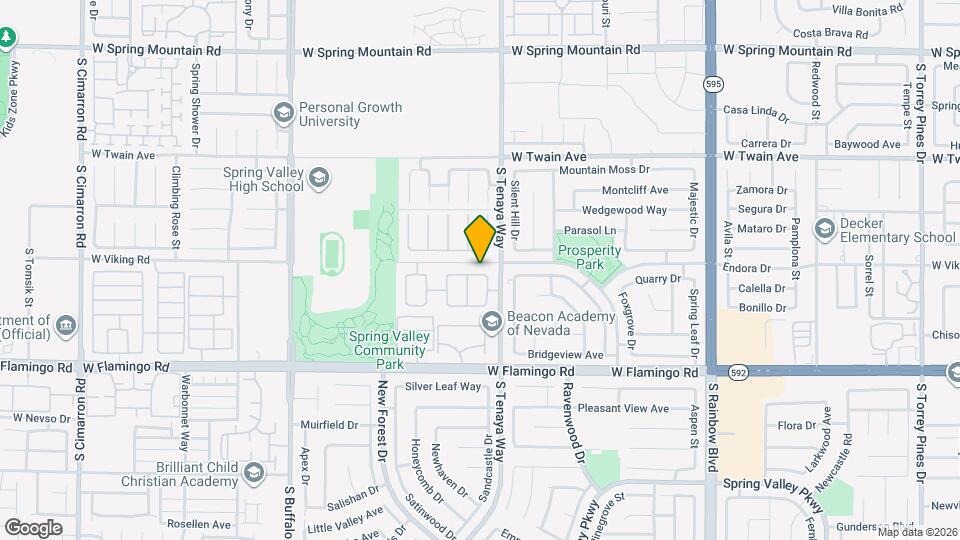 7382 Cedar Ridge St Map and Location Details