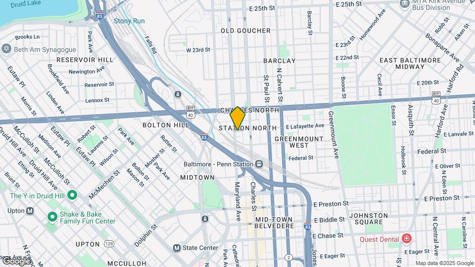 1731 Maryland Ave Map and Location Details