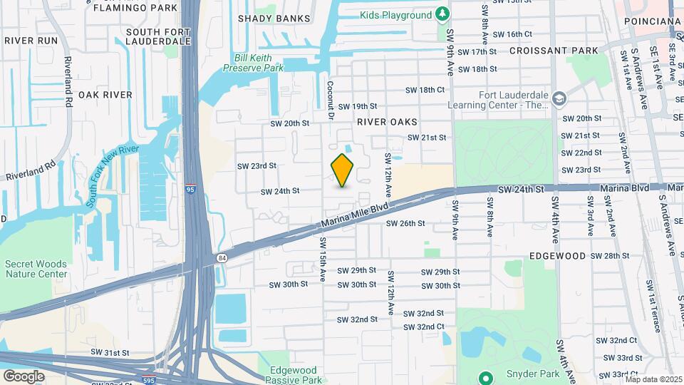 1421 SW 24th Ct Map and Location Details