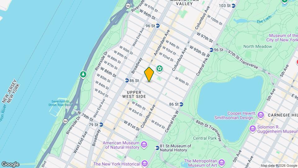 161 W 87th St Map and Location Details