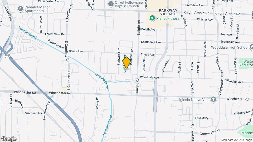 3452 Austinwood Dr Map and Location Details