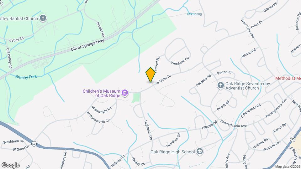 416 W Outer Dr Map and Location Details