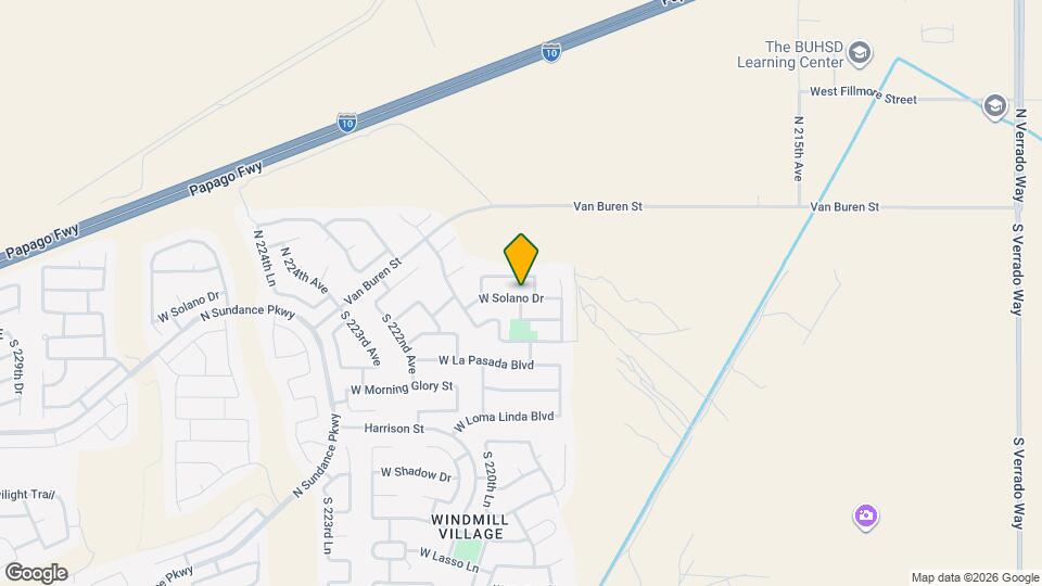 22010 W Solano Dr Map and Location Details