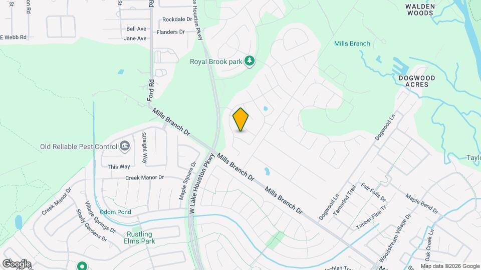 3311 Pleasant Hollow Ln Map and Location Details