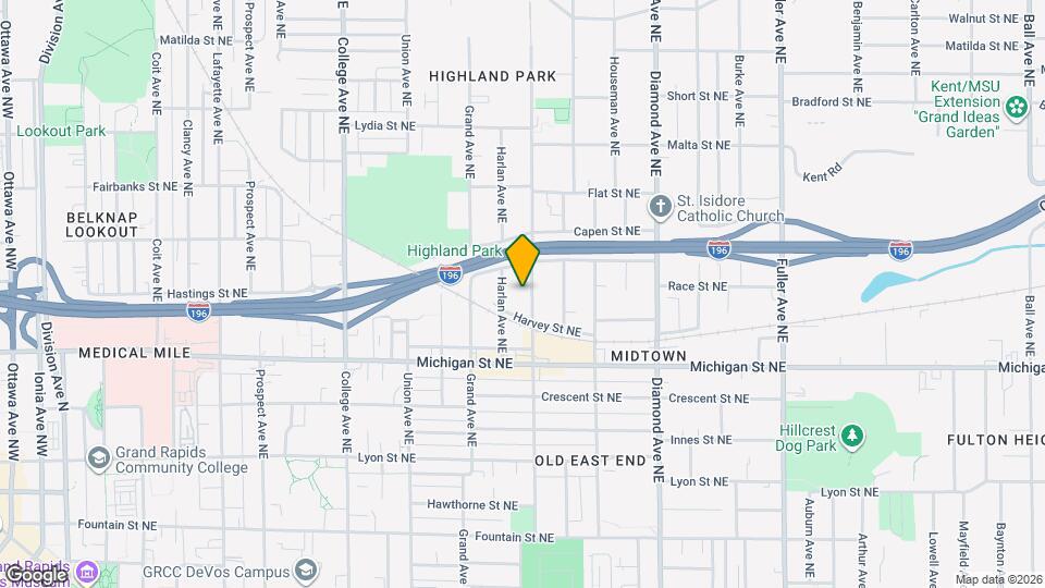 531 Eastern Ave NE, Unit B Mapa y Detalles de la Ubicación