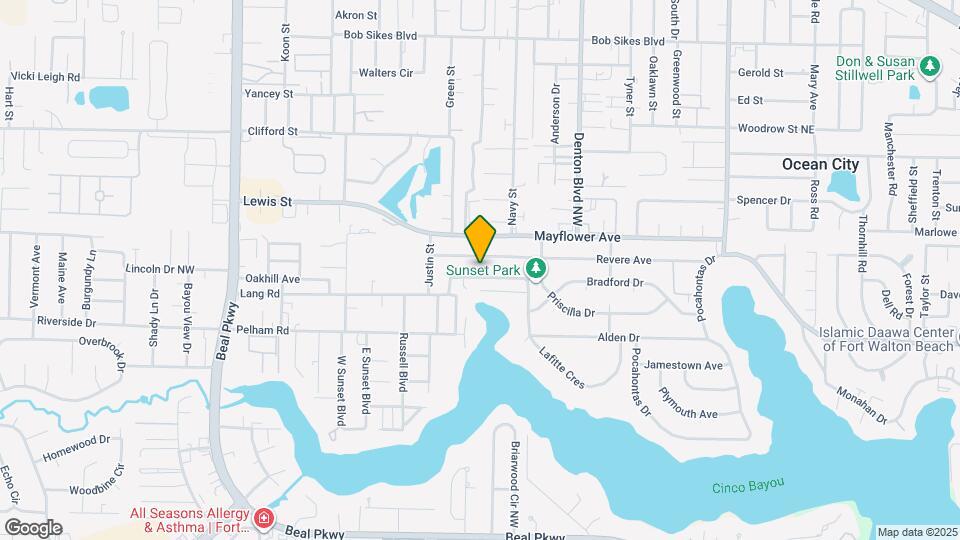 611 Lang Rd Map and Location Details