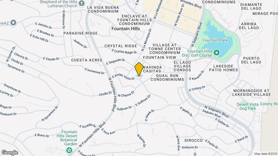 16510 E Arroyo Vista Dr Map and Location Details