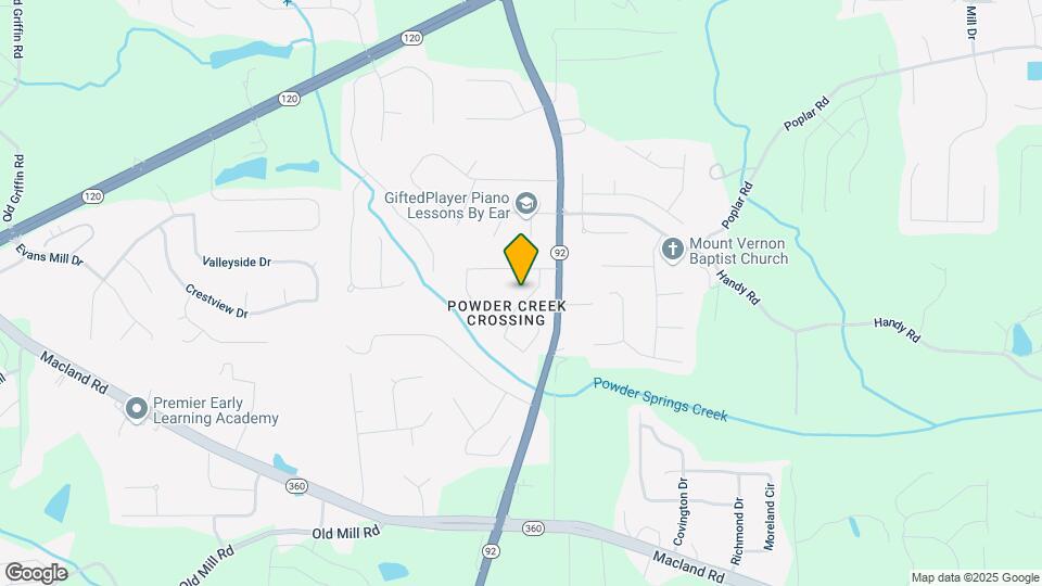 84 Powder Creek Ct Map and Location Details