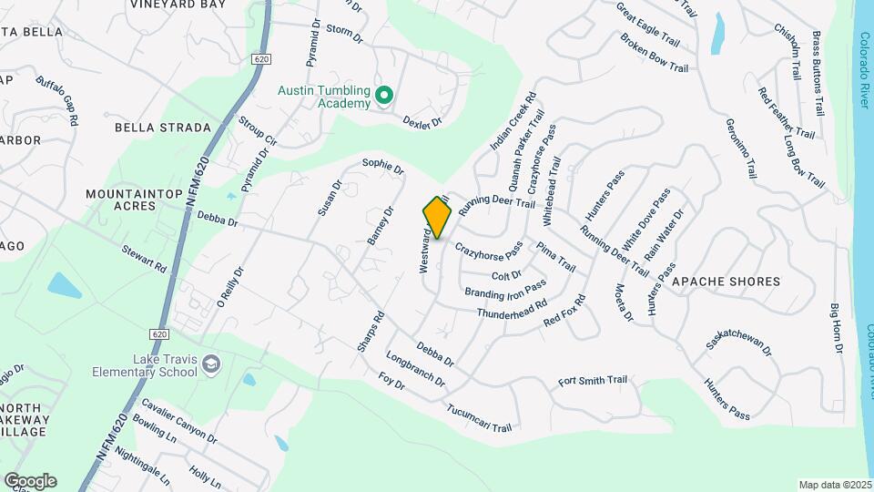 14922 Running Deer Trail, Unit 112 Map and Location Details