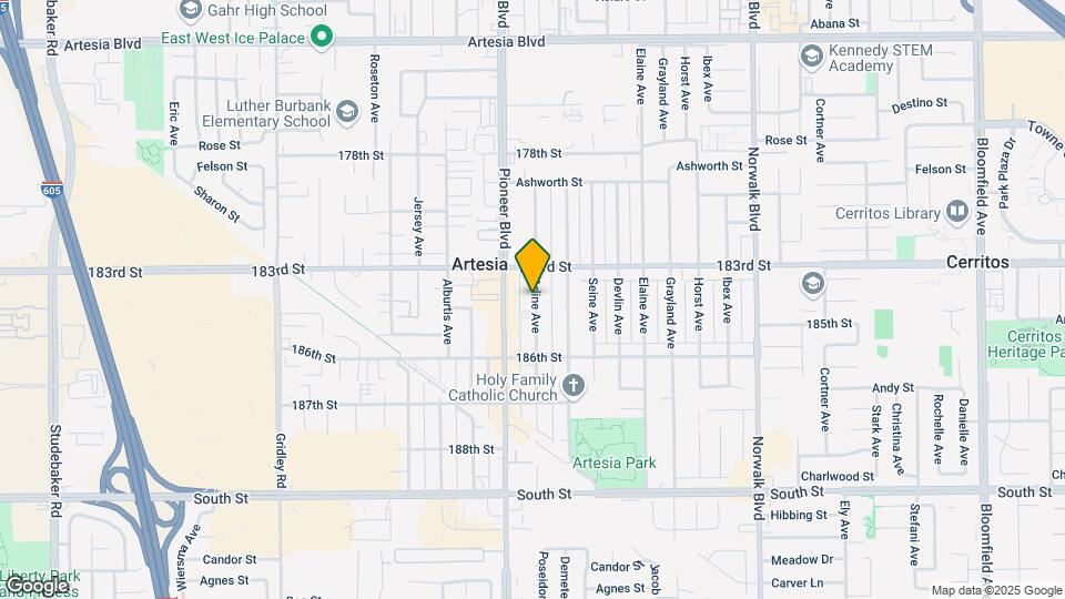 18401-18409 Arline Ave Map and Location Details