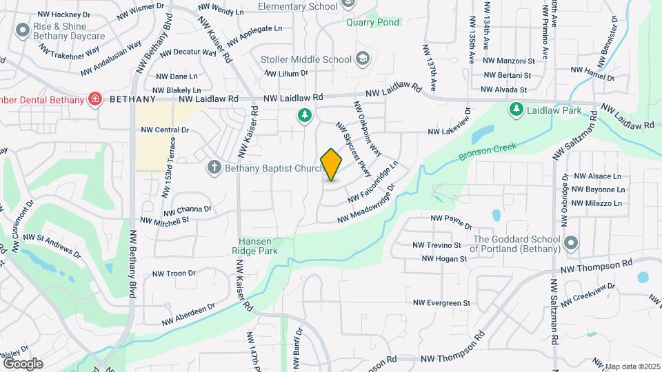 14361 NW Eagleridge Ln Map and Location Details
