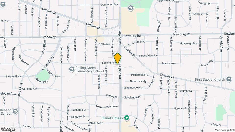 1809-1809 S Alpine Rd Map and Location Details